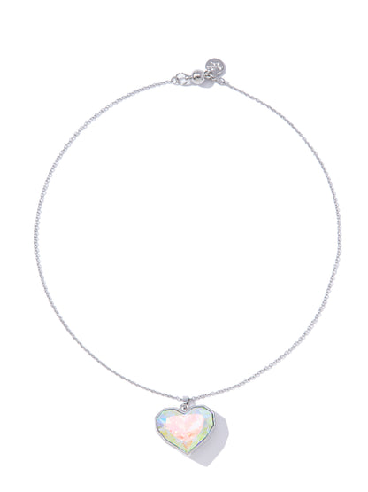 Adore You Necklace - Silver Snow Glow