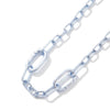 We Belong Together Necklace - Liquid Metallic Ice Blue