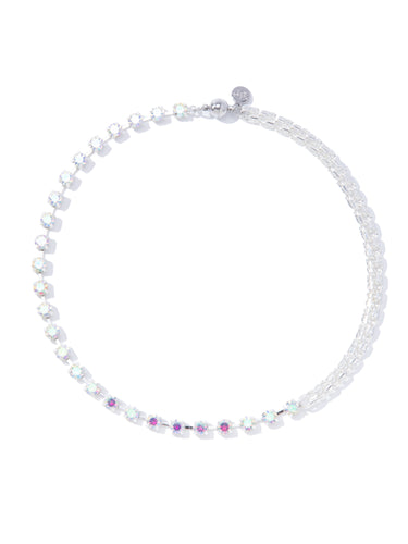 All About Me Necklace - Liquid Metallic Pearl White