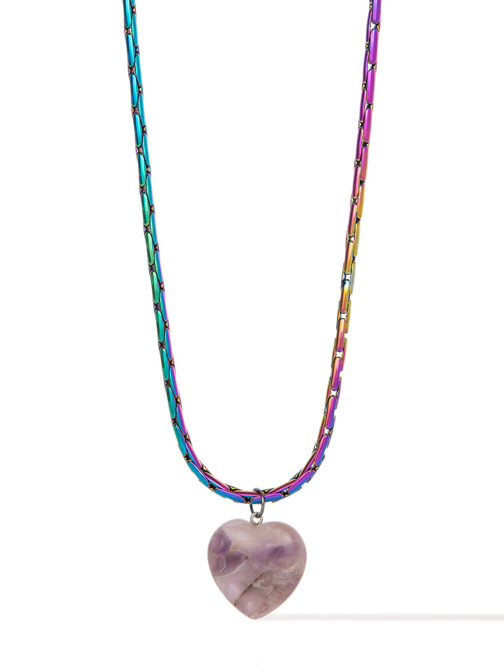 All For Love Necklace - Mystic Amethyst