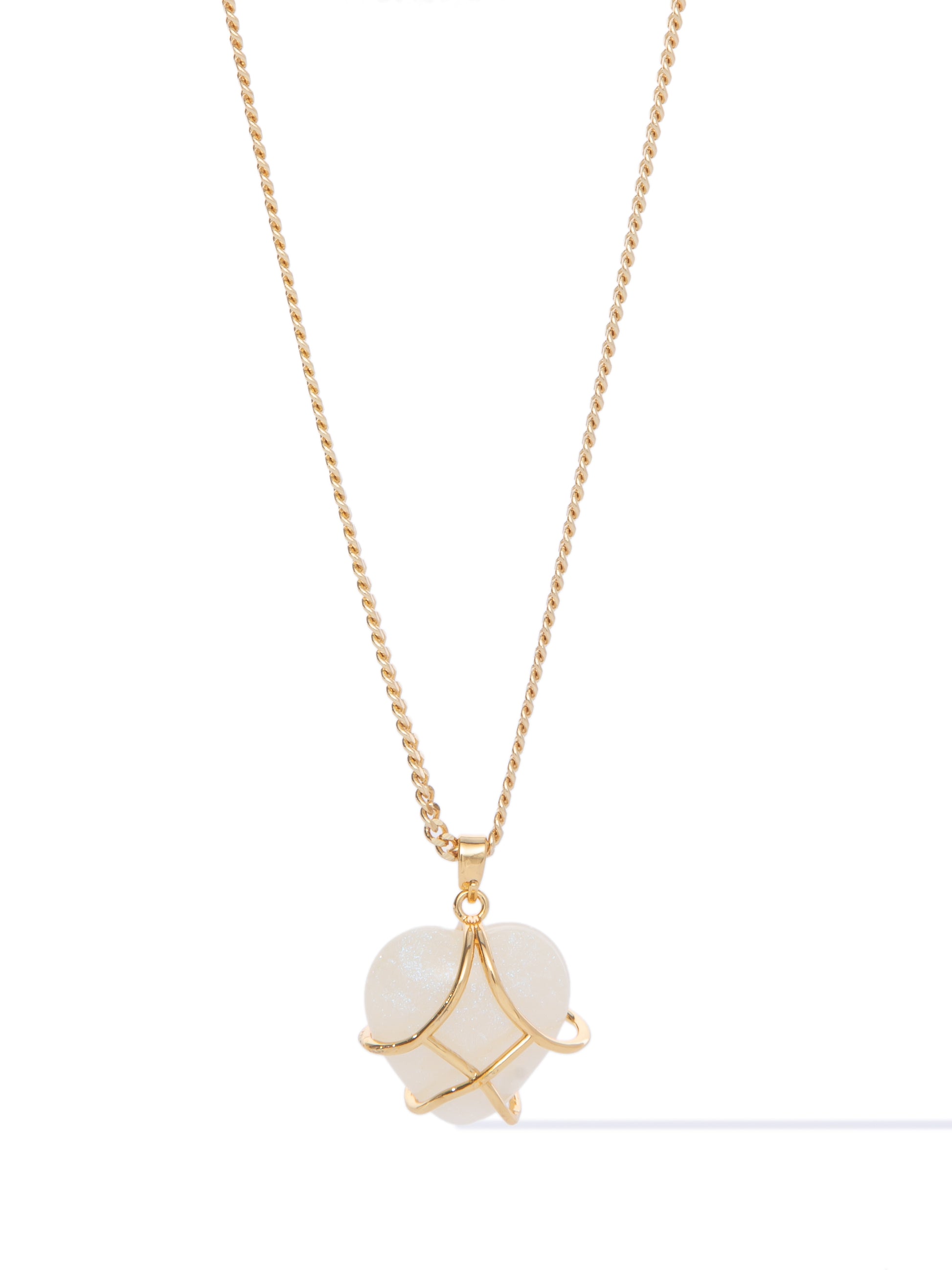 All Love Necklace - Gold Opal