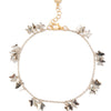 Amara Anklet - Metallic Linen