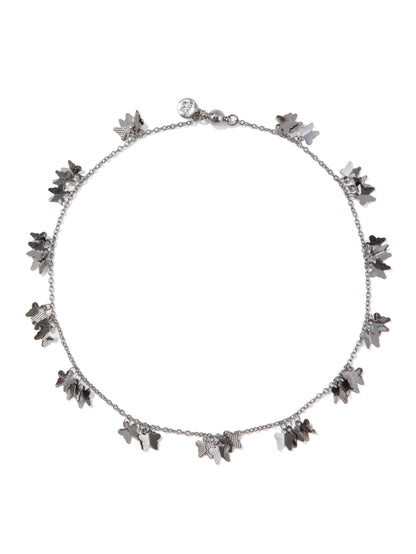 Amara Necklace Short - Gunmetal