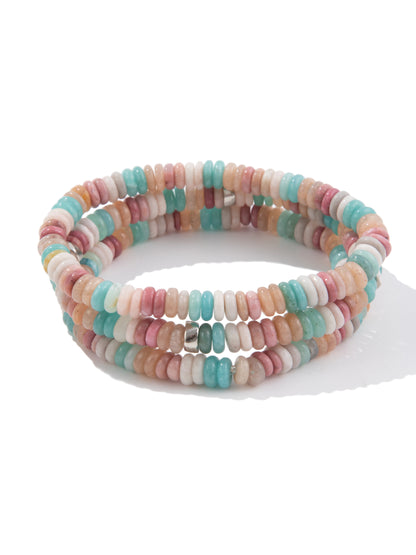 Amelia Bracelet - Pink Sky