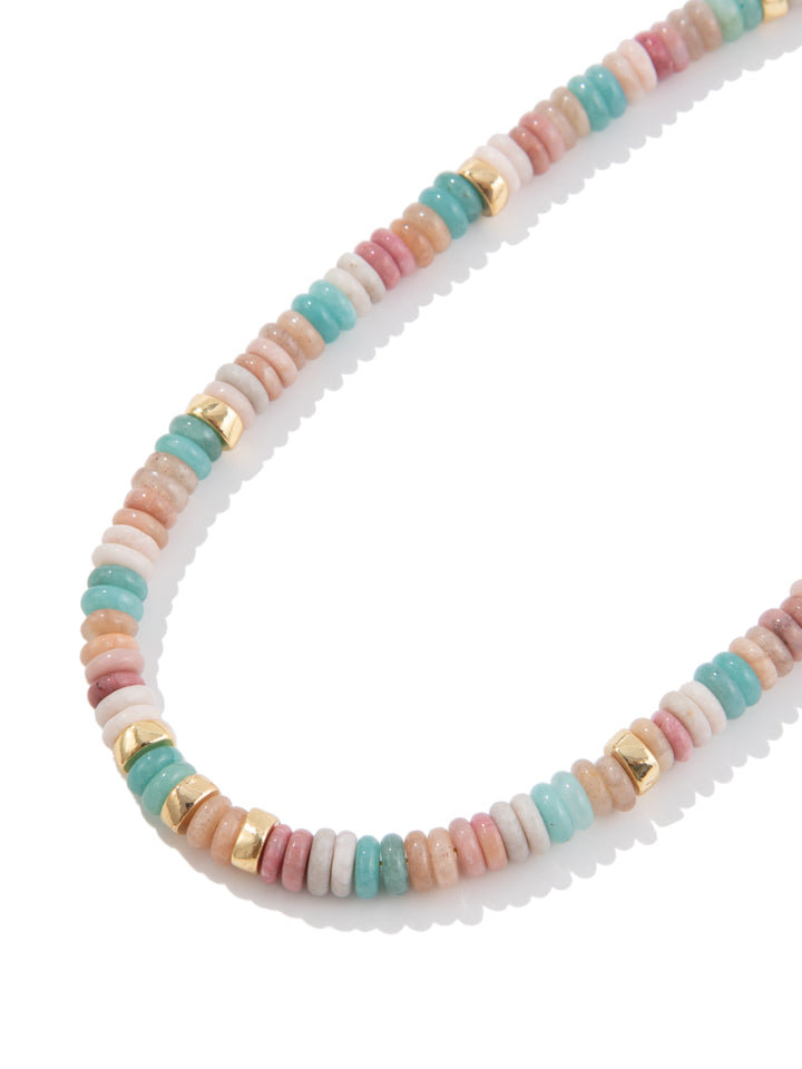 Amelia Necklace - Pink Sky