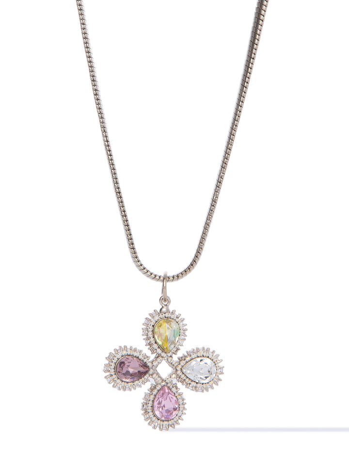 Anya Necklace - Linen Summer Bloom