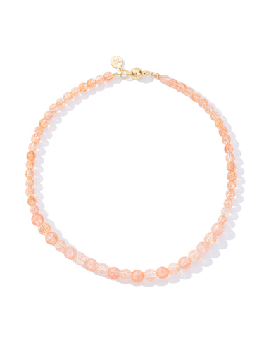 April Rain Necklace - Peach Bellini