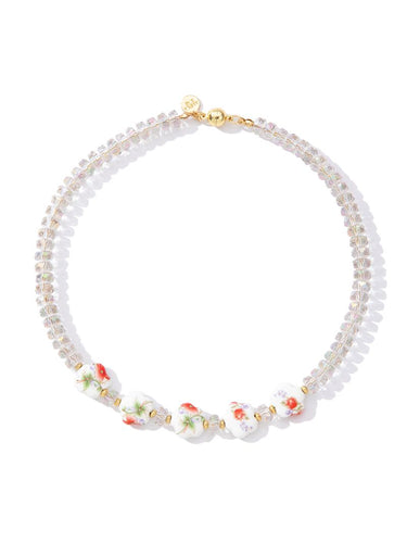 Wildflower Kiss Necklace - Spring Mist