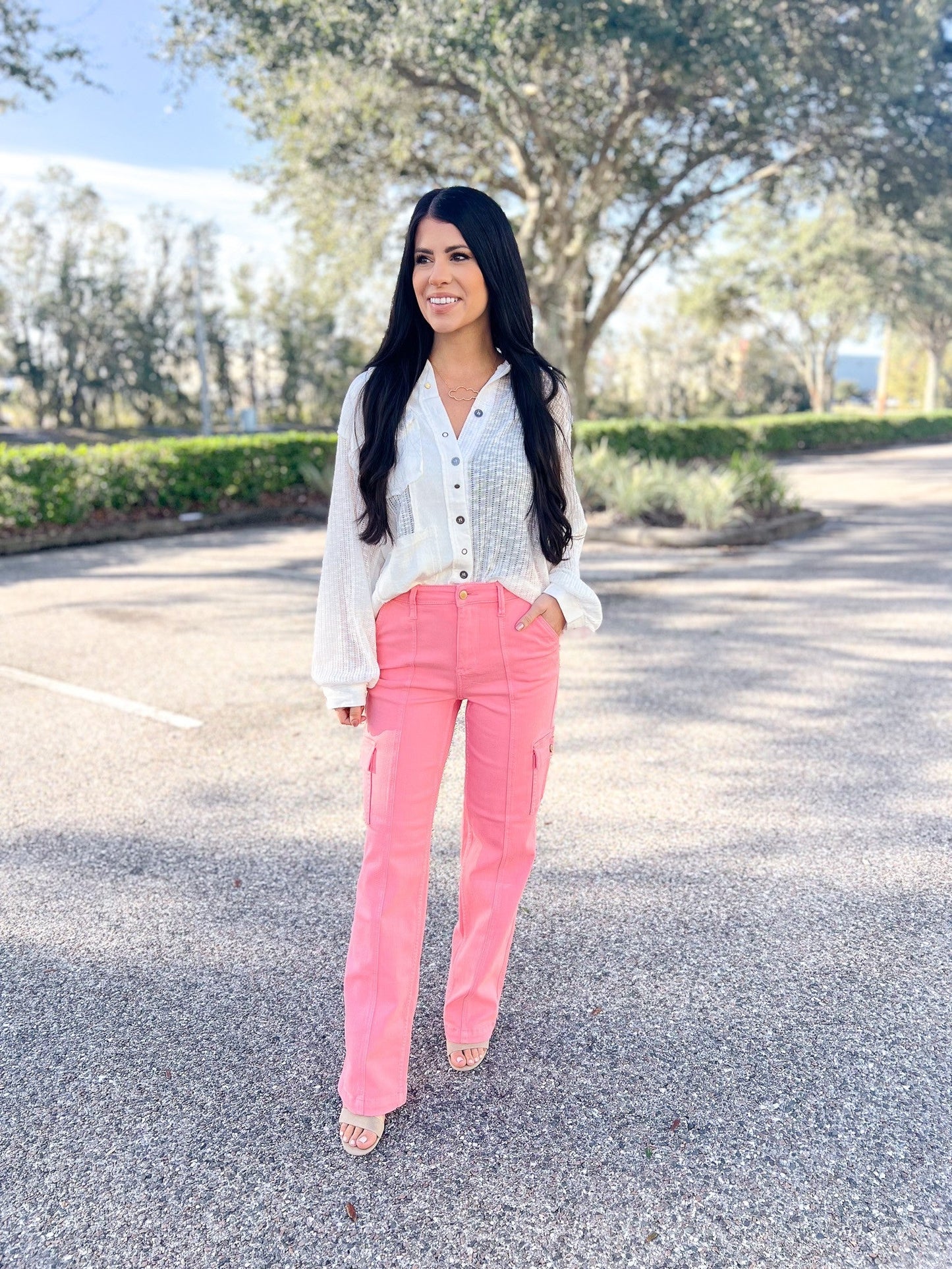 Judy Blue Candy Land High Rise Garment Dyed Straight Jeans *JB