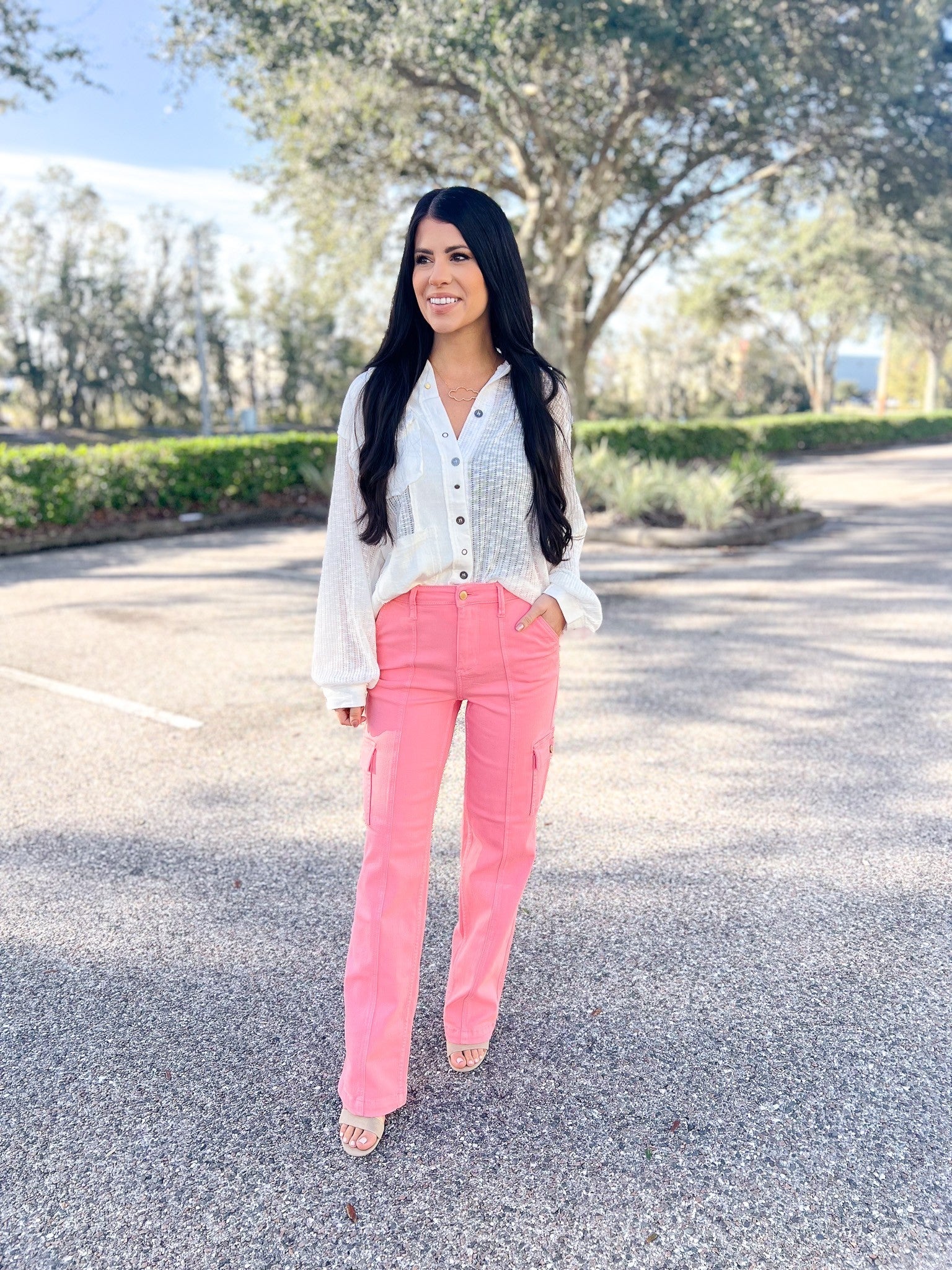 Judy Blue Candy Land High Rise Garment Dyed Straight Jeans *JB