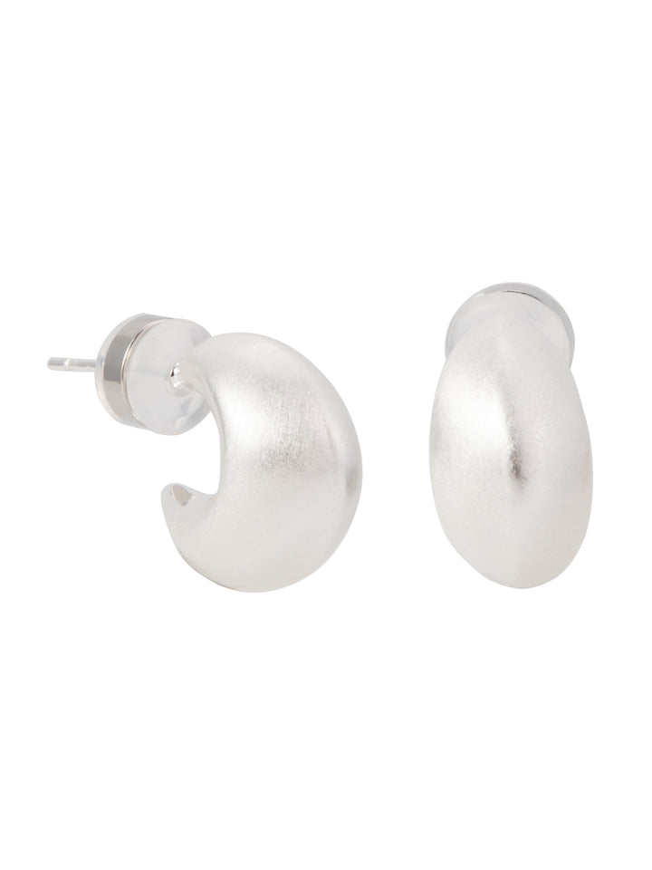 Ariadne Earrings - Liquid Metallic Pearl White