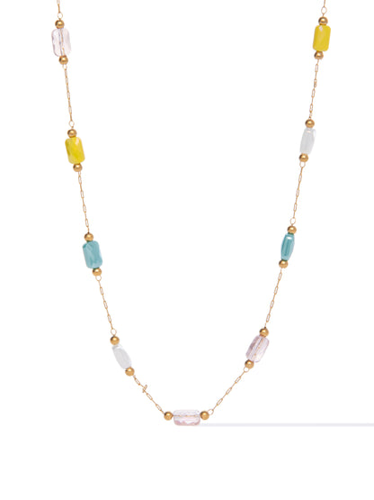 Aura Moon Necklace - Gold Dream