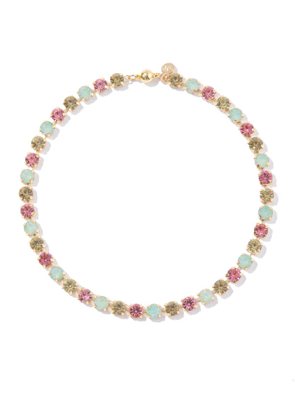 Ava Necklace Large - Gold Pastel Multi