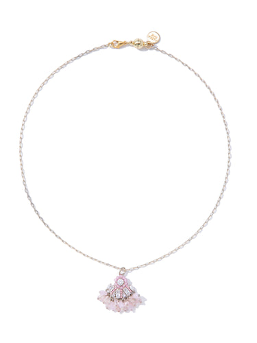 Aveline Necklace - Linen Petal