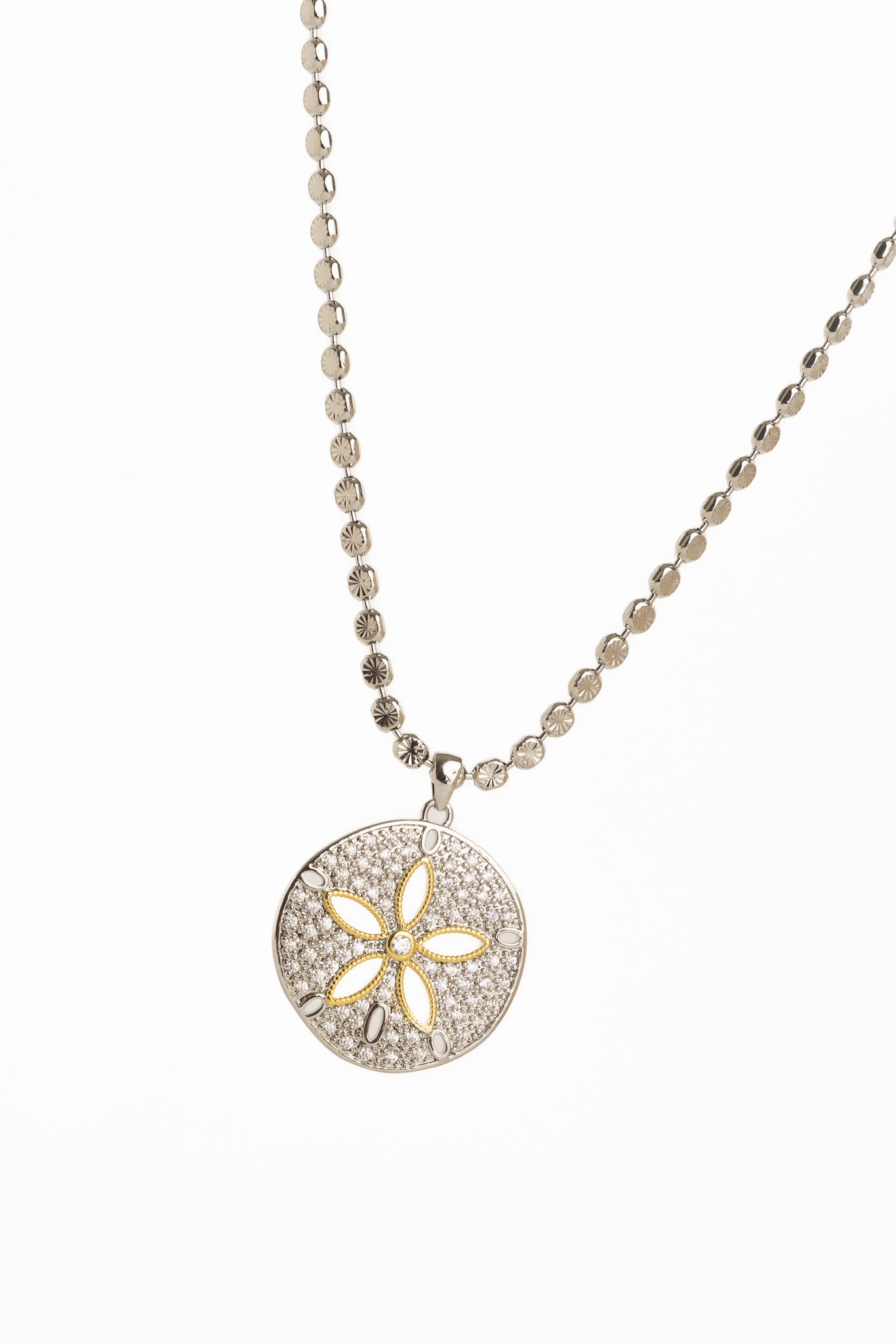 Sand Dollar Necklace - 2 Colors!