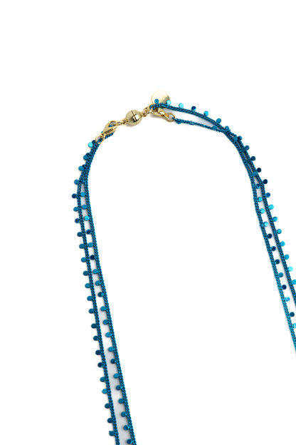 Starfall Necklace - Metallic Mermaid