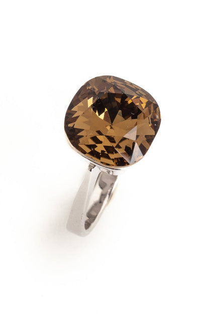 Kat Ring - Light Smoked Topaz