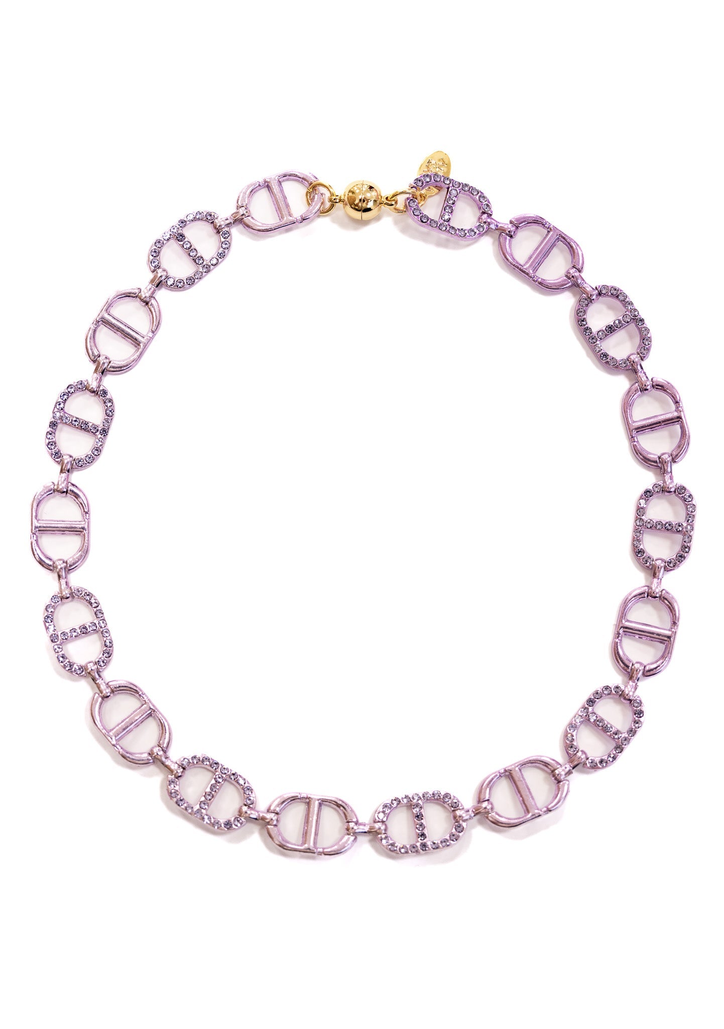 Blank Space Necklace - Liquid Metallic Lilac