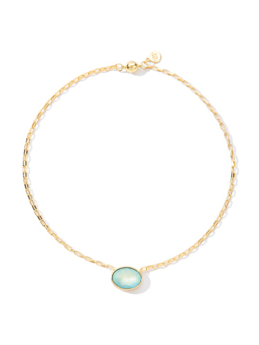 Bali Necklace - Aqua Silk