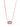 Bali Necklace - Light Rose Gold Mocha Silk