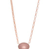 Bali Necklace - Light Rose Gold Mocha Silk
