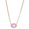 Bali Necklace - Linen Camellia Silk