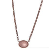 Bali Necklace - Metallic Hershey Kiss Mocha Silk