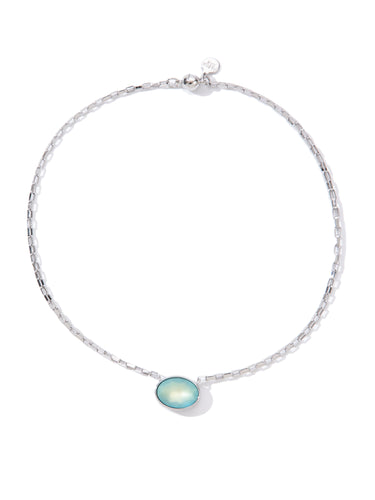 Bali Necklace - Aqua Silk