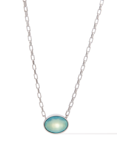 Bali Necklace - Aqua Silk