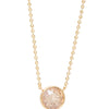 Barcelona Round Necklace - Champagne Kiss