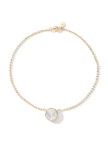 Barcelona Round Necklace - Diamond Dust
