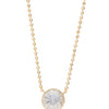 Barcelona Round Necklace - Diamond Dust