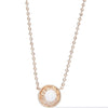Barcelona Round Necklace - Linen Champagne Kiss