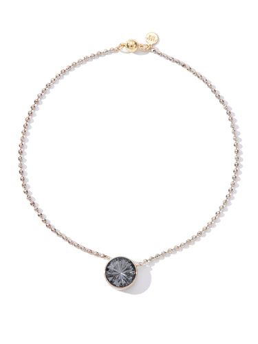 Barcelona Round Necklace - Linen Starlight