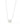 Barcelona Round Necklace - Liquid Metallic Pearl White Sugar