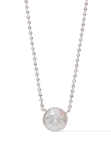 Barcelona Round Necklace - Diamond Dust