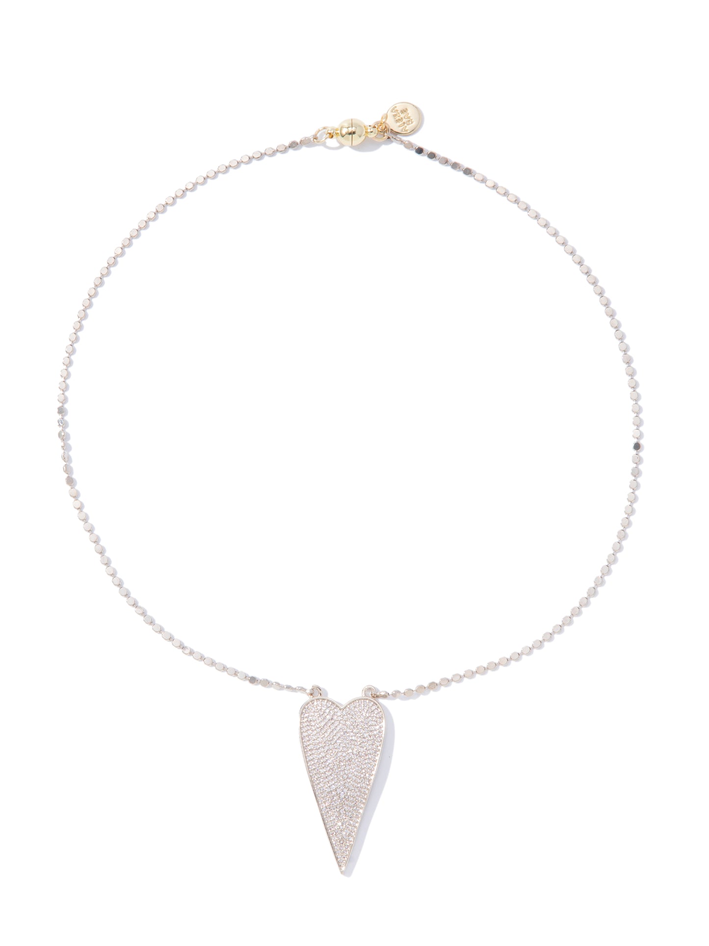 Be My Baby Necklace - Metallic Linen