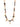 Beach Treasure Necklace - Gold Coral Reef