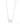 Bellamy Necklace - Liquid Metallic Pearl White Snow Glow