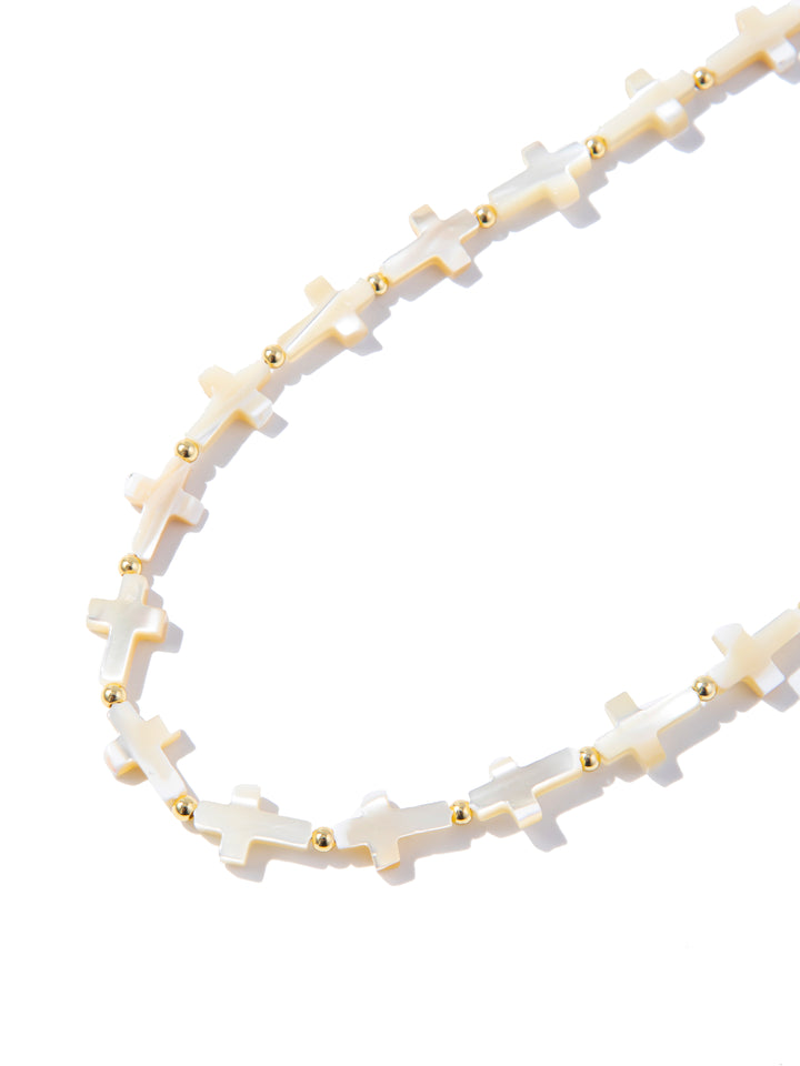 Bernadette Necklace - Pearl
