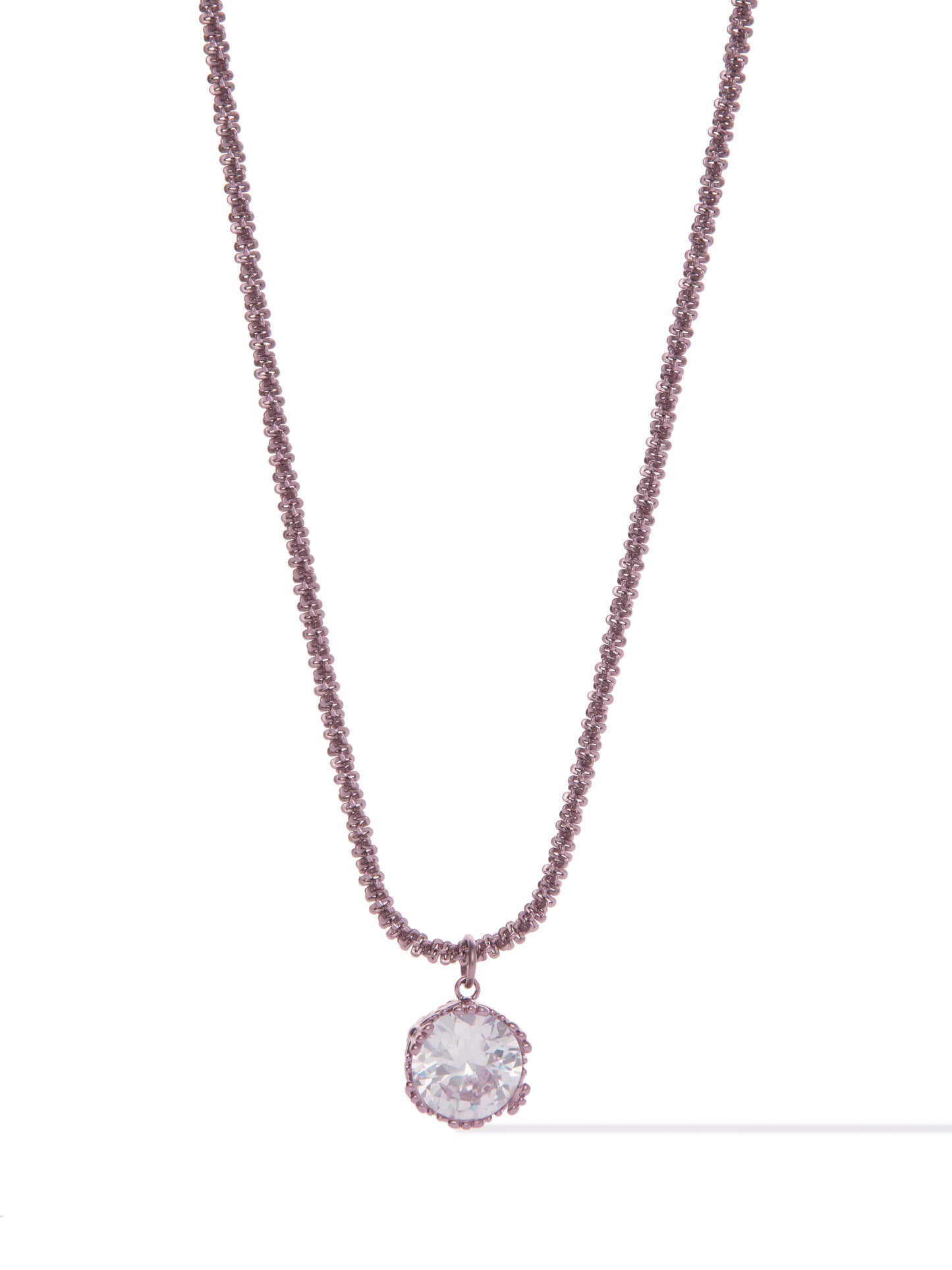 Betty James Necklace Short - Metallic Peony