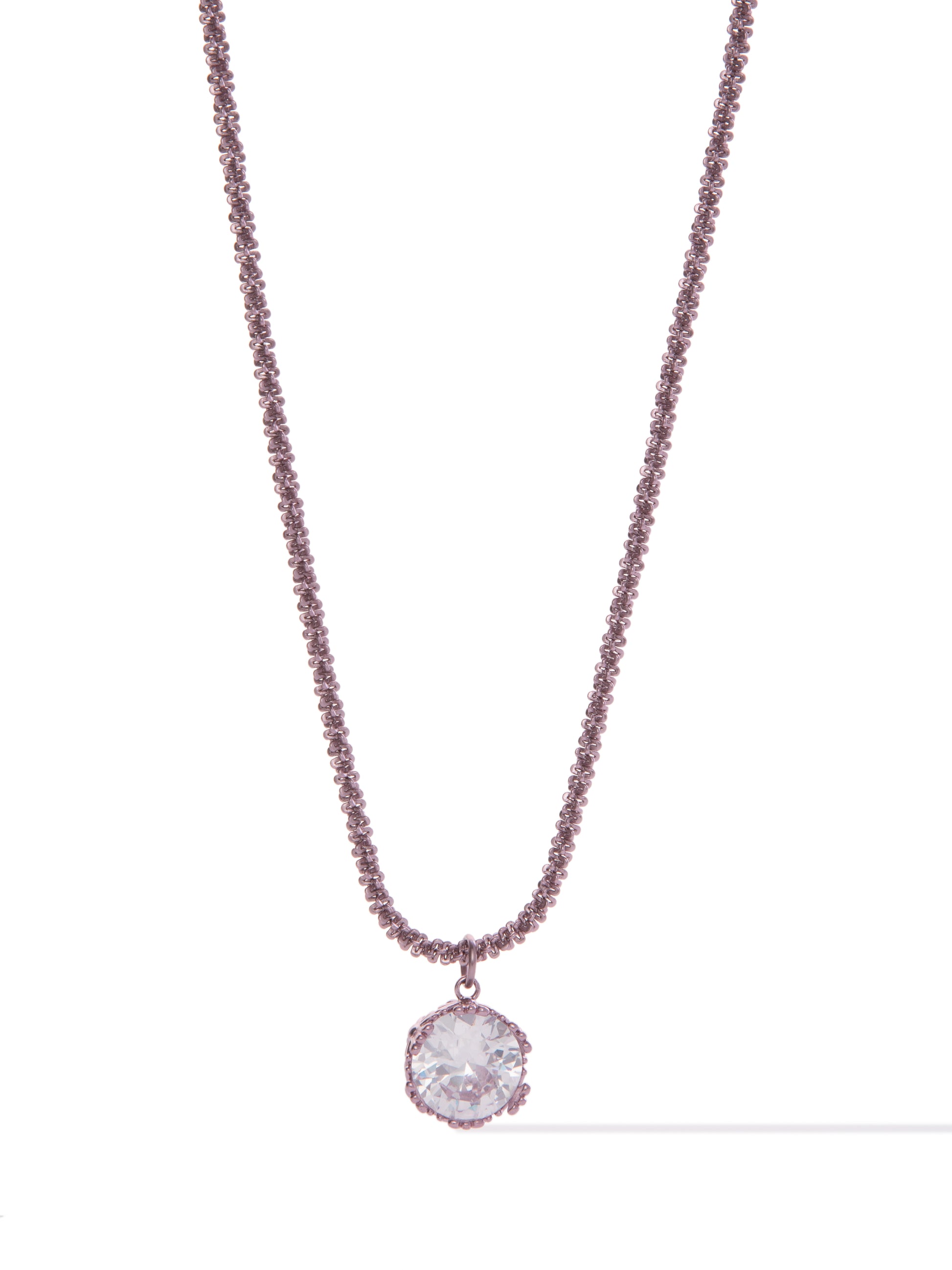 Betty James Necklace Short - Metallic Peony