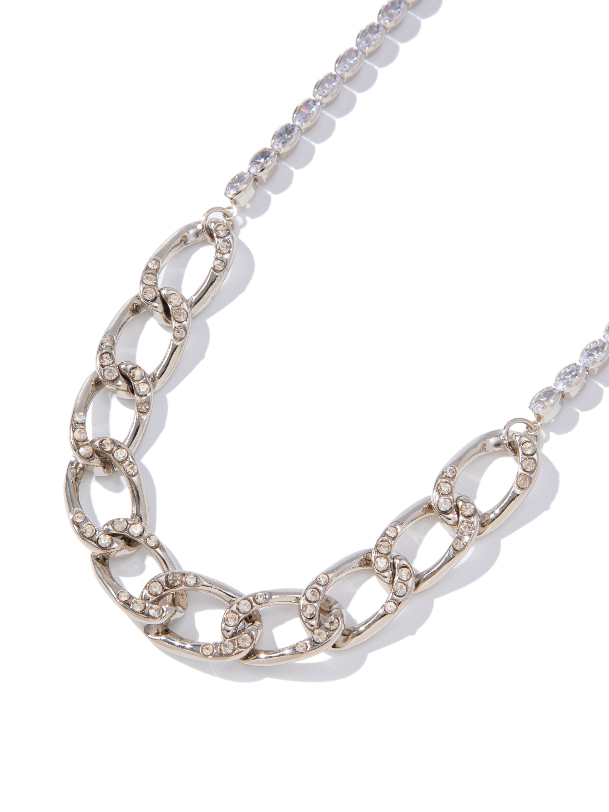 Billie Jean Necklace - Metallic Linen