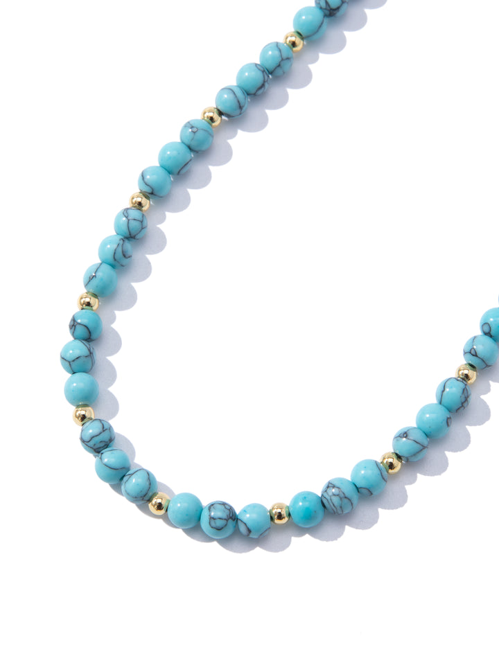 Blaze Of Glory Necklace - Turquoise