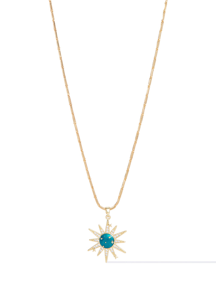 Blue Galaxy Necklace