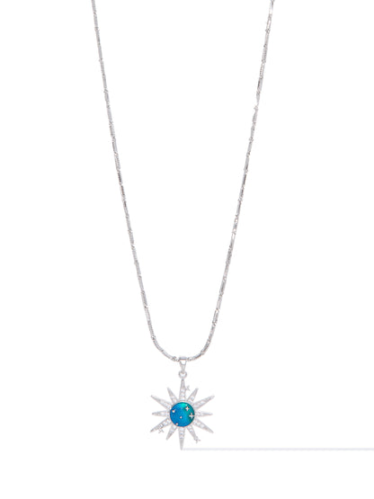 Blue Galaxy Necklace