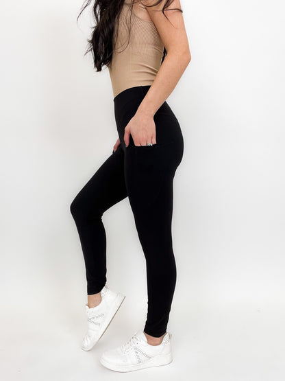 Seize The Day Leggings with Pockets - 5 Colors!