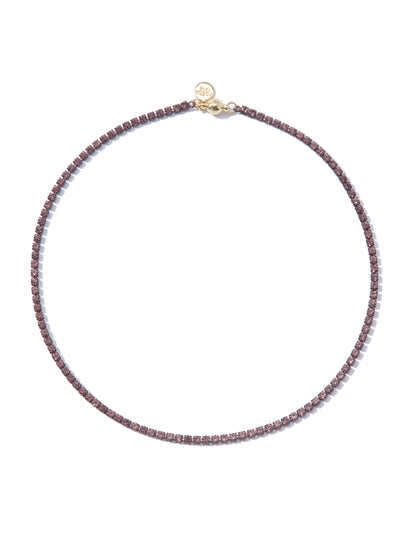 Breakfast At Tiffany's Necklace - Metallic Truffle