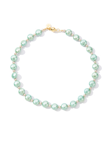 Calix Necklace - Mist Linen