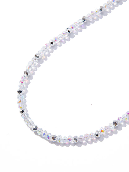 Calla Lilly Necklace - Snow Glow